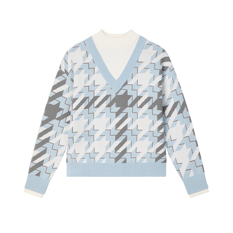 

Fila Изумрудный Удобный Модный Универсальный Повседневный Трикотажный Топ с Длинным Рукавом Женский топ F11W514403F-ZA L