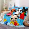 Bing Bunny And Friends Blanket With Customizable Name Comfortable In All Seasons Suitable For Sofas Beds Travel Camping And Office Decoration Perfect