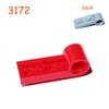 1x2 With Pin Hole On End Bricks 3172 Modified Building Blocks Plate High-Tech Parts Compatible Educational Toys for Kids