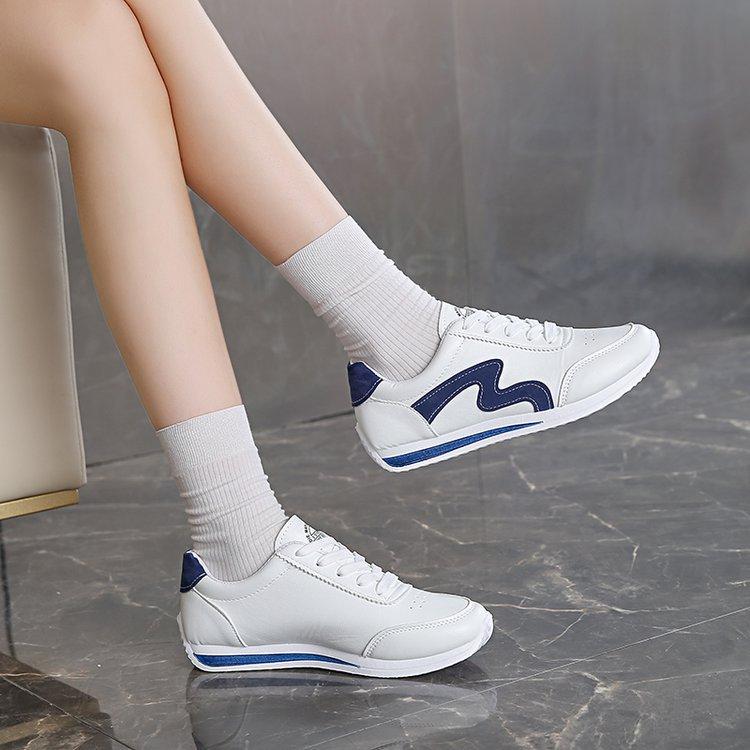 Dexun Forrest Gump Shoes Women's 2024 Winter Flat Bottom Leisure Sports Little White Shoes Soft Bottom Lightweight Running Shoes Student Single Shoes