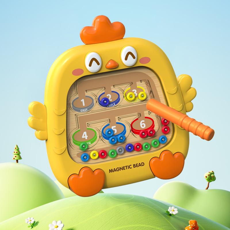 Two-in-One Children's Magnetic Maze & Drawing Board Educational Toy