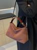 2025 Retro Deerskin Frosted Shoulder Crossbody Bag for Women: High-End Autumn/Winter Fashion