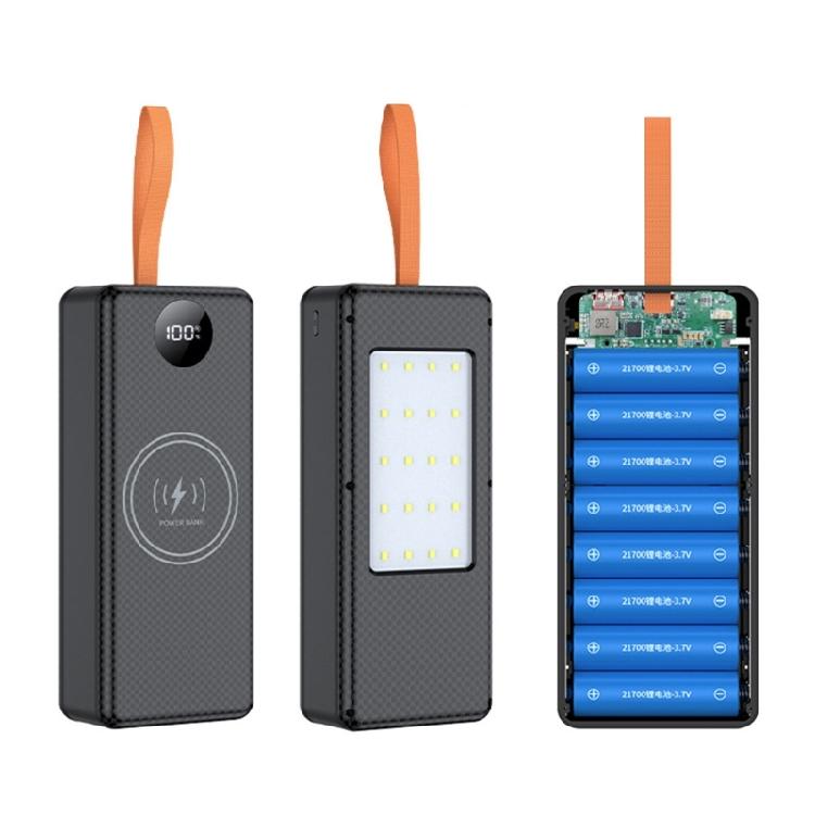 Outdoor Essential Removable Battery Case with Multi Mode LED Light for DIY Charging and Camping Applications Battery Box