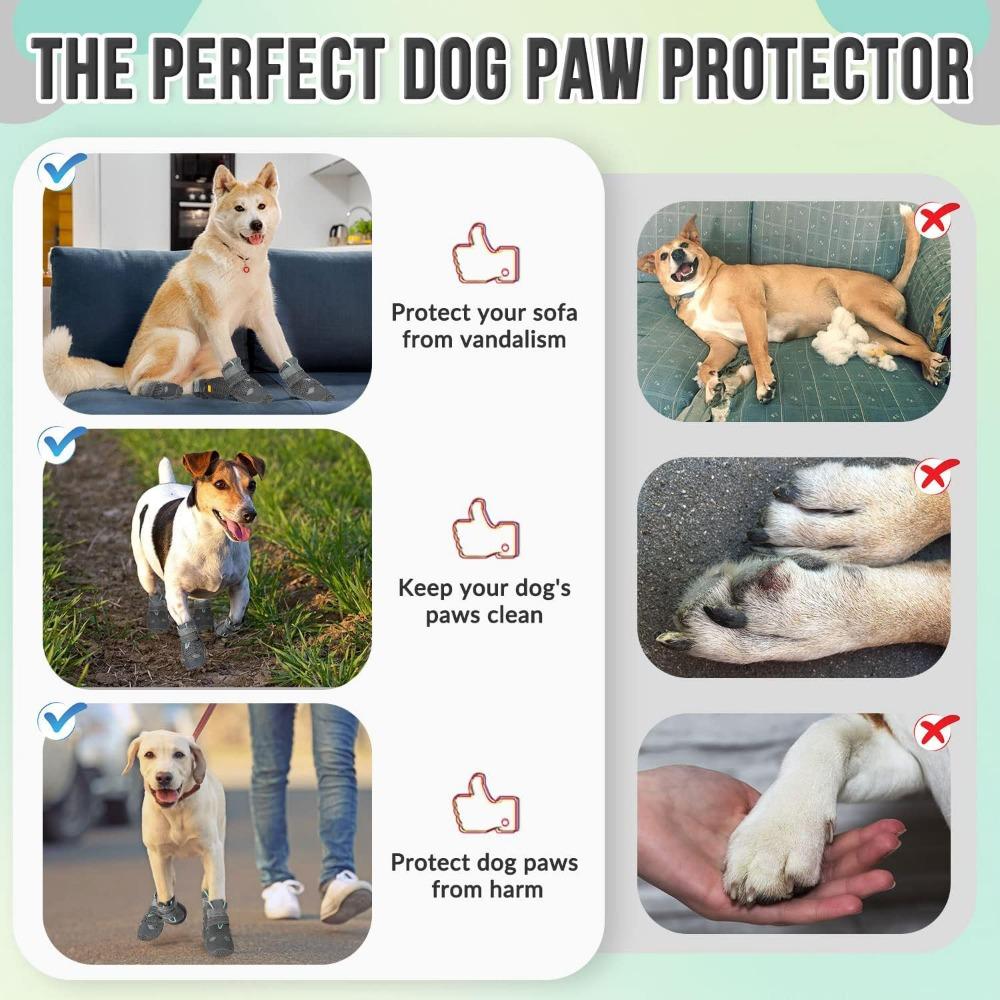 Dog Shoes Anti-dirty and Wear-resistant Dog Shoes Breathable Dog Foot Cover Large Dog Shoes Waterproof Golden Retriever Dog Shoes