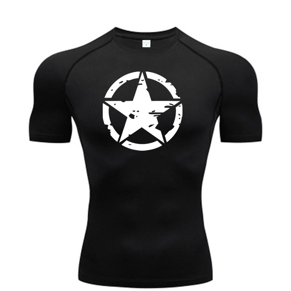 Fashion Tight-fitting T-shirt High Elasticity Quick-drying Fitness Wear Versatile Top Stretchy Moisture-Wicking Comfortable Sweat-Absorbent Jogging