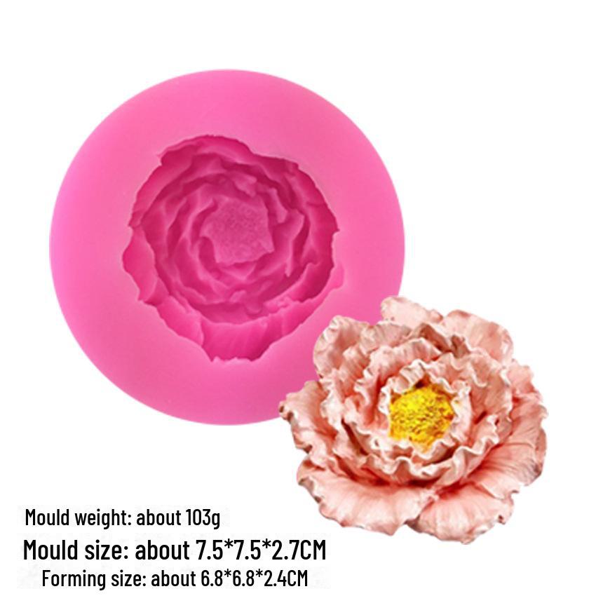 Rose Fondant Silicone Mold for DIY Cake Baking