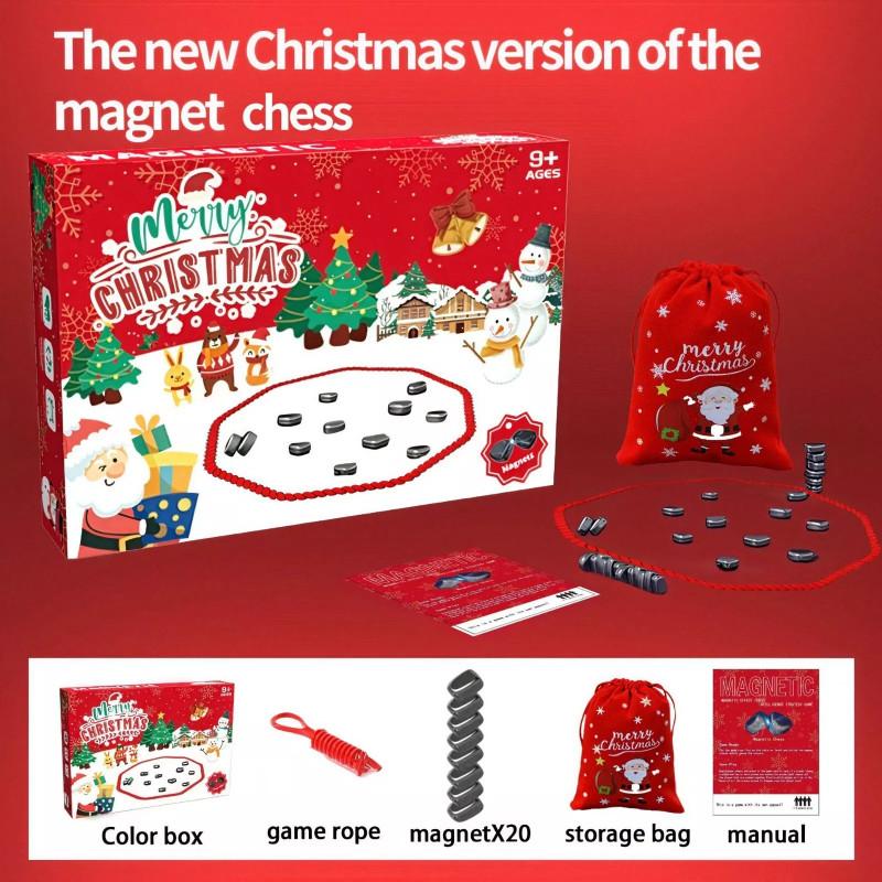 Chess Magnetic Christmas Game 20 Pieces Game Stones Set For Kids Party Gifts
