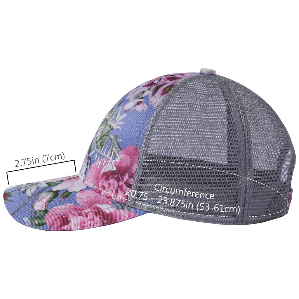 Bassdash Mesh Camouflage Baseball Cap with UV Protection for Men and Perfect for Outdoor and Sports Women,