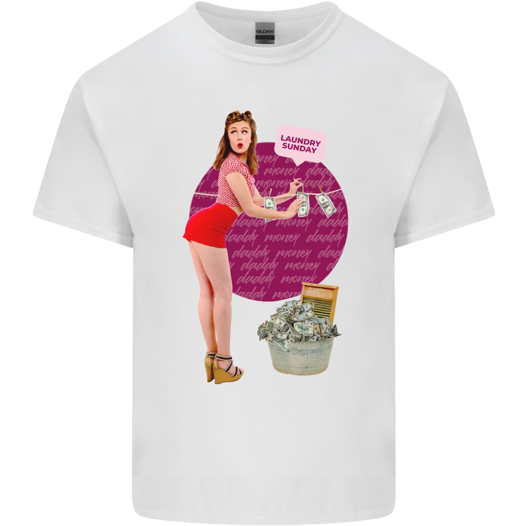 Funny Money Laundering Sunday Cash Hustle Unisexs Light Cotton TShirt S