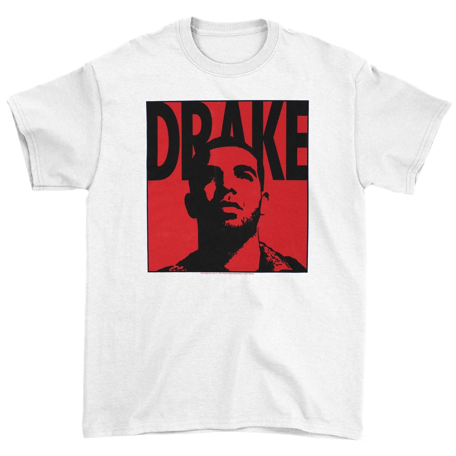 Men s Drake Photo & Logo T-shirt X-Large White XL