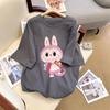 Cartoon Rab cloth short-sleeved T-shirt cute popular rab cloth loose top