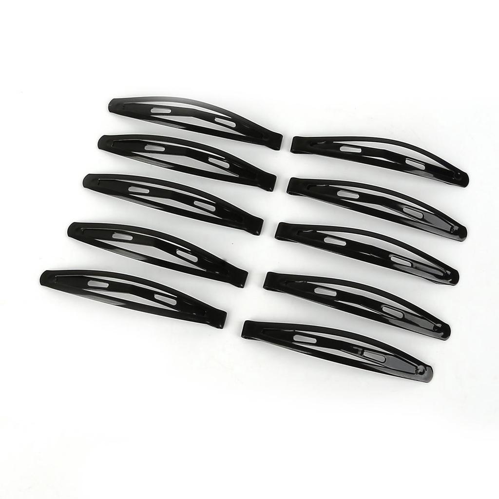 10Pcs Korean Black Color BB Clip Bangs Fixed Hairpin Hair Claw For Women Ladies Girls Makeup Hair Barrettes Hair Accessories Headwear