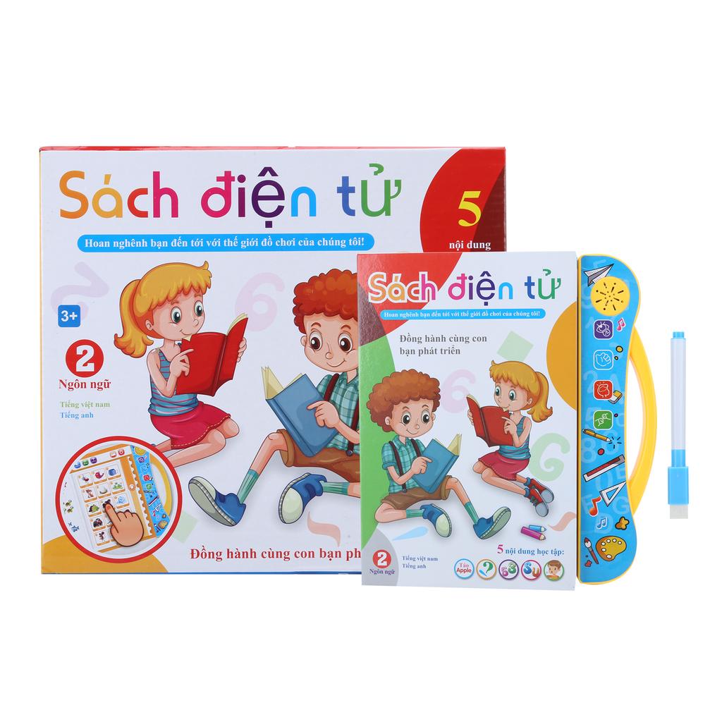 Vietnamese English Reading Machine Children Early Educational Learning Machine ToysYellow