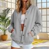 Women's Casual Button-Up Baseball Jacket with Pockets for Everyday Wear