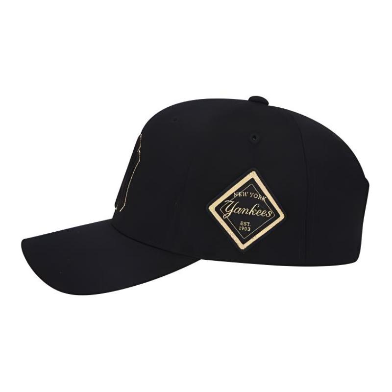 MLB Wool Blend Baseball Caps CP85 Unisex Black/Gold Fashion 32CP85111-50Q