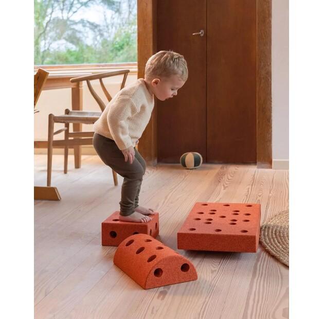 Entwicklungsbaustein MODU Sensorblock Schaumstoff Orange