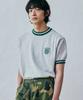 KND Ballast Athletic Ringer Tee Knit Melange Gray