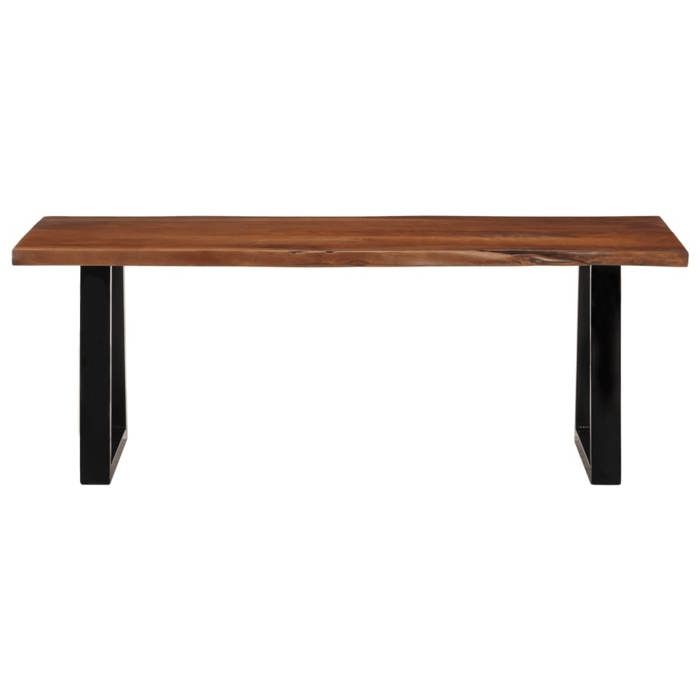 VidaXL Coffee Table, Side Table with Legs, End Table, Living Room Furniture, Modern, Honey Brown Wood 374950