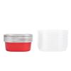 10Pcs Disposable Oval‑Shaped Aluminum Foil Cake Baking Cup Mold with Lid Kitchen Accessory(Gold )