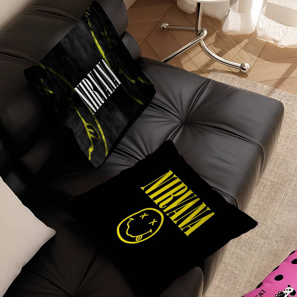 N-Nirvana Anime Pillow Cover Design Cushion Cover Decor Holiday Decorati