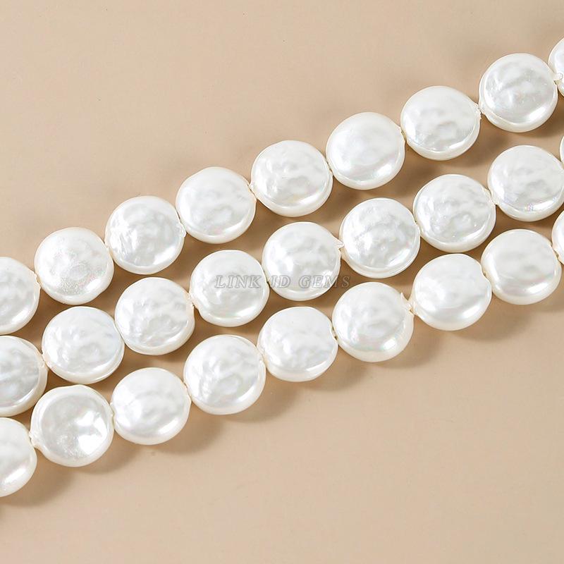 Jingde Jewelry 12mm Baroque Shell Pearl Beads for DIY Accessories