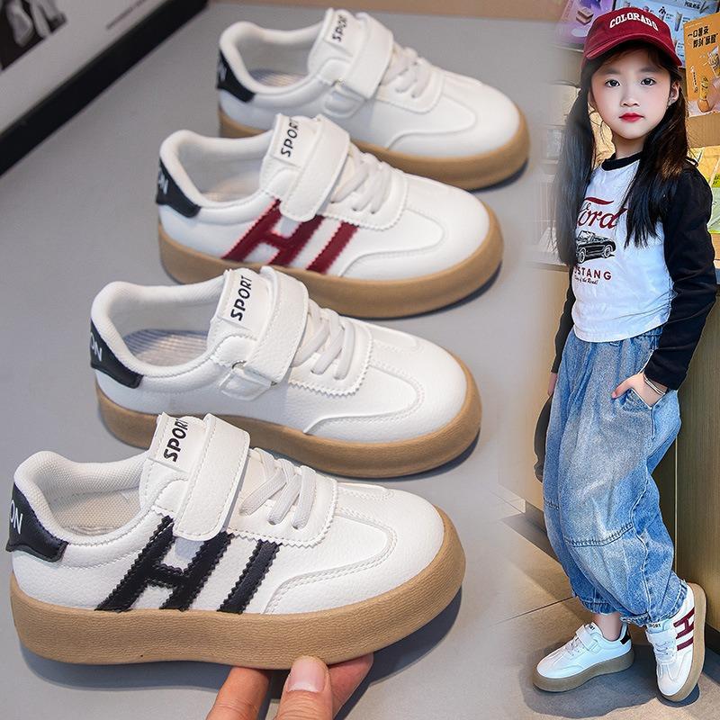 Kids Breathable Thick Soled Casual Skateboard Shoes For Boys And Girls