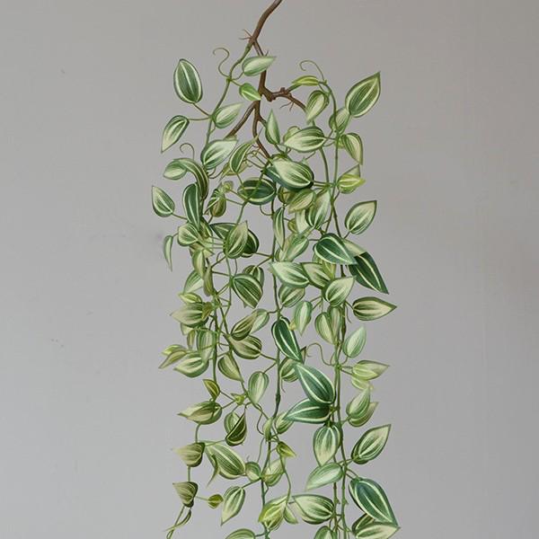 Wandering Jew Simulated Leaf Vine for Wedding Wall Decor