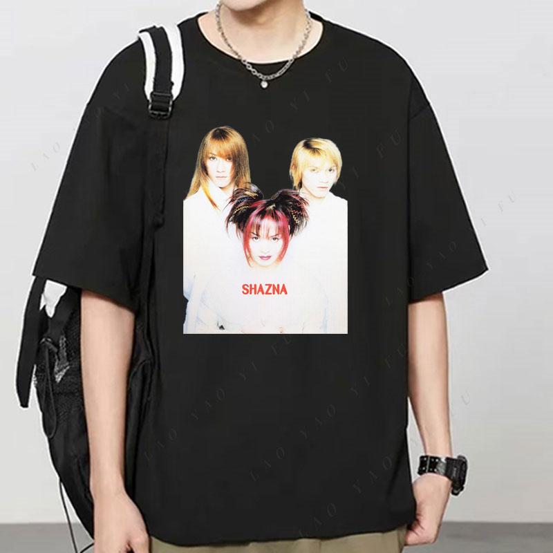 

New Fashion Ropa Hombre Playera Shazna Band T Shirt Summer Tee Inspired Japanese Visual Kei Rock Goth Clothing 5XL різнокольоровий