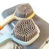 Cleaning Brush Kitchen Soft Plastic Long Handle Silicone Brush Dishes Scrub Pots Brush Decontamination Cleaning Brush