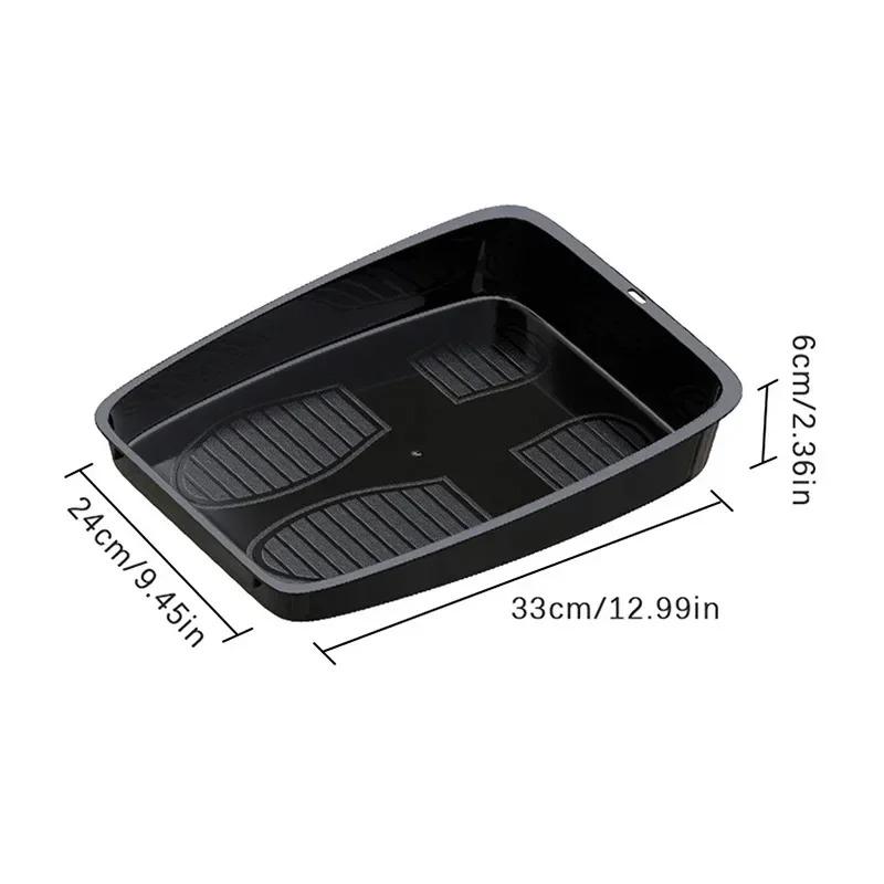

1PC Car Under Seat Storage Tray, Multifunctional Vehicle Organizer Box, Durable Interior Accessory for Shoes and Tidying чёрный