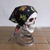 Pirate Skull Tree Topper Halloween Spooky Skeleton Treetop Ornament Resin Human Skull Decoration for Halloween Christmas Party Decor