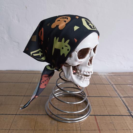 Pirate Skull Tree Topper Halloween Spooky Skeleton Treetop Ornament Resin Human Skull Decoration for Halloween Christmas Party Decor