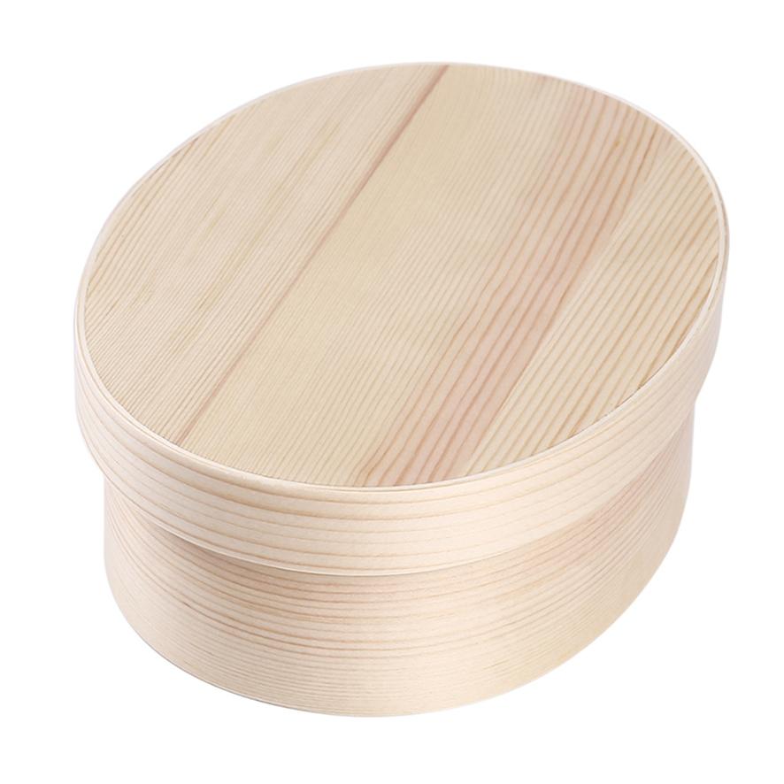 Buy Japanesestyle Wooden Lunch Box Partitioned Lunch Case Solid Wood