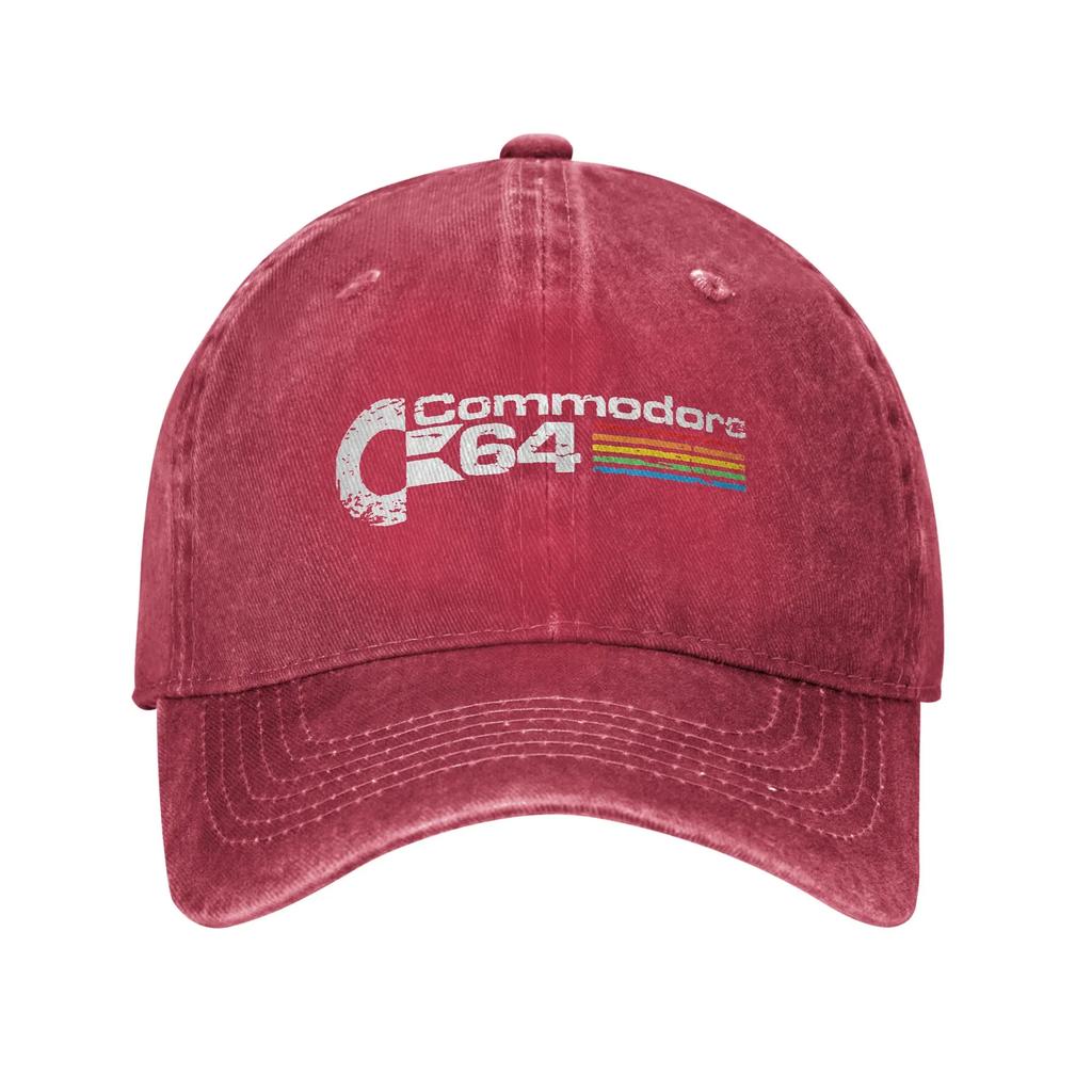 The Old Technology Commodore  Unisex Women Baseball Caps  Distressed Cotton Hats Cap Classic Outdoor Headwear