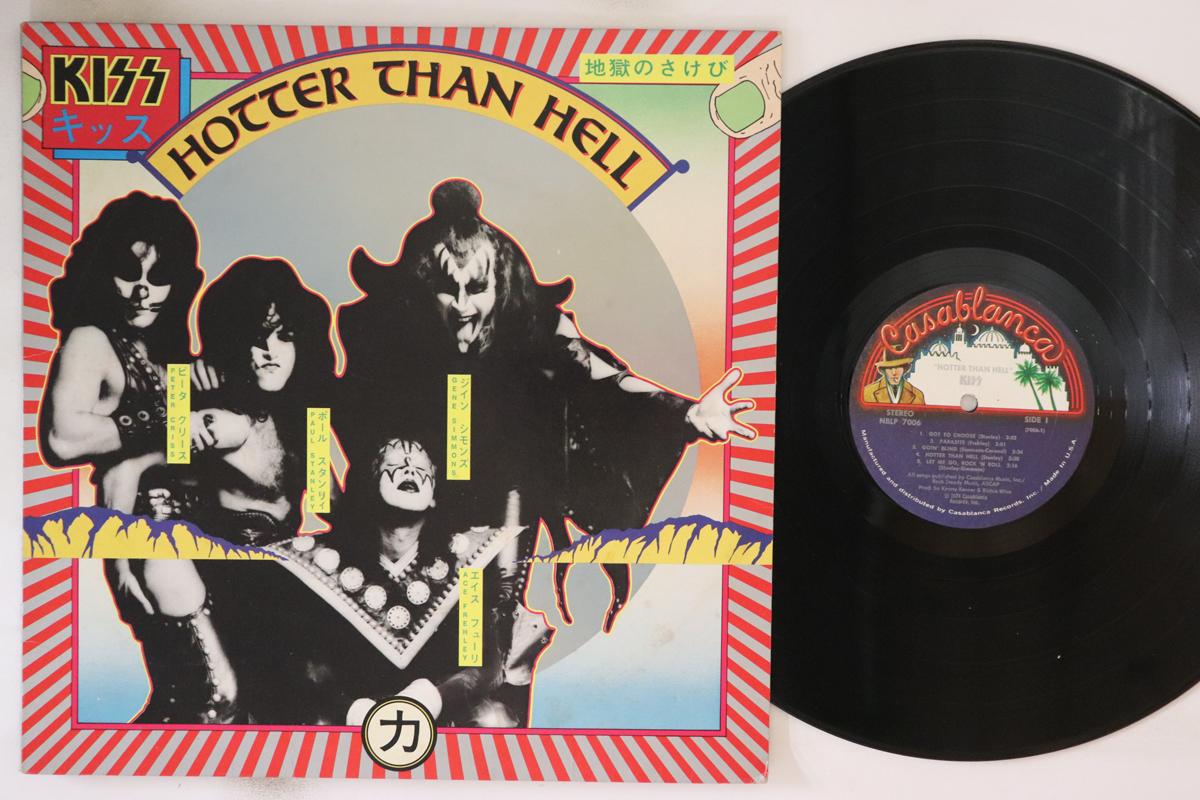 

LP Record KISS - Hotter Than Hell NBLP7006 CASABLANCA 1974 US Rock Used