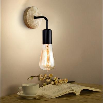 Nástěnná lampa Retro Americká Retro Obývací pokoj Dekorativní lampa Ložnice Noční schody Bar u uličky Restaurace Konopná stěna