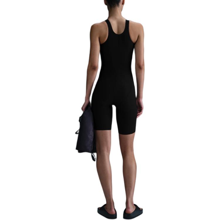 Nike Swim HydraStrong Solid One Piece Swimsuit Women's Black/White FZ6405-010