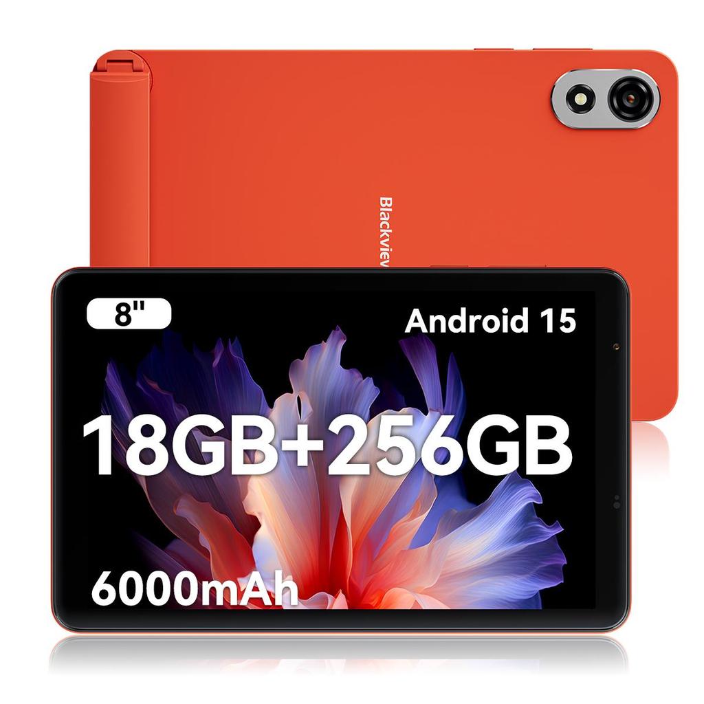Blackview ZENO 1 8palcový HD displej AI Tablet Android 15 4/6GB RAM 64/256GB ROM 6000mAh motor 0820 Tablet
