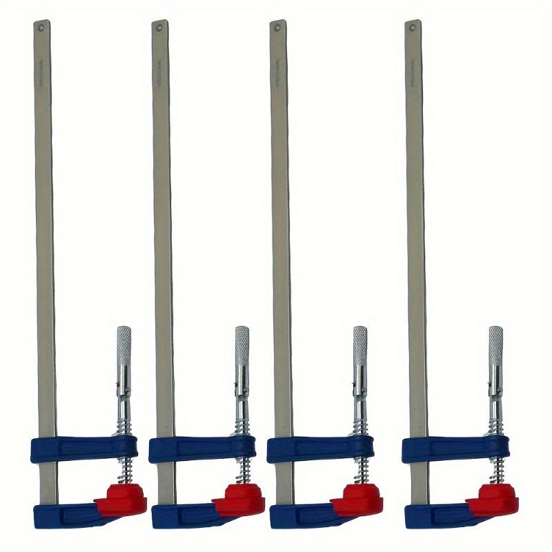 4pcs Quick Slide F Clamp Set for Woodworking, 12" - Durable Cast Iron Construction