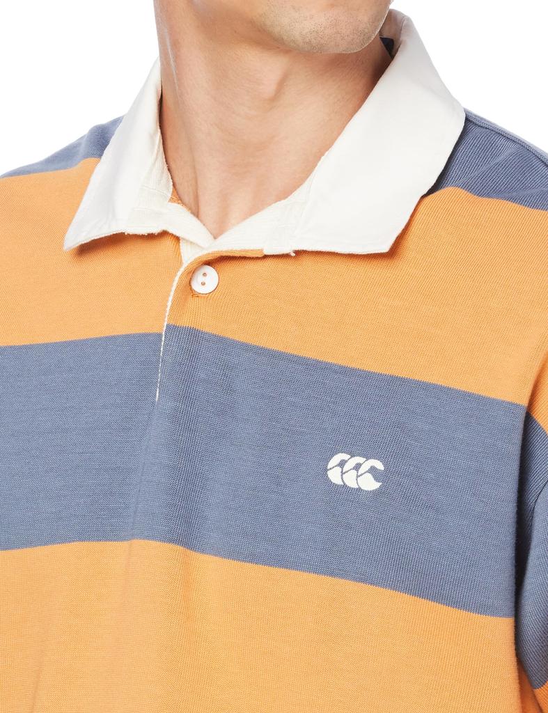 Canterbury S/S 4-inch Stripe Rugby Jersey 59_Sunset S