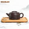 160ml Authentic Yixing Purple Clay Big Caliber Teapots Hand-carved Landscape Pot Raw Ore Purple Eggplant Mud Kettle Zisha Teaset