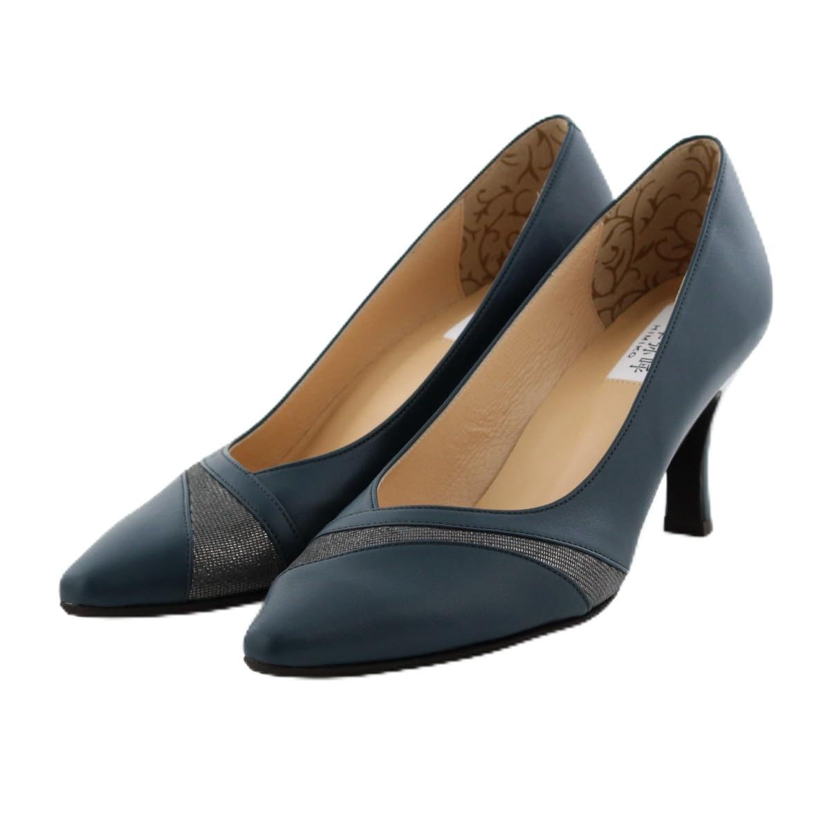 Himiko Himiko Switch Design Pointed Toe Pumps 643303 Blue 220 26000₽
