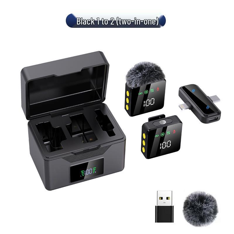 X7 Wireless Lapel Microphone for Phone Streaming & Video Recording with Noise Reduction