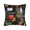 Printed Rod Wave Hip Hop Rapper Pillowcase Polyester Cushion Cover Decorative Singer Music Pillow Case Cover Home Zipper