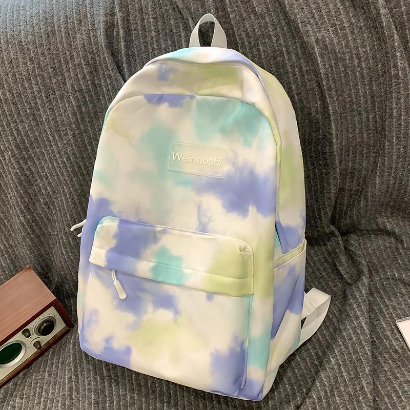 Children's Schoolbags Elementary School Girls Junior High School Girls High Looking Tie Dye School Backpacks