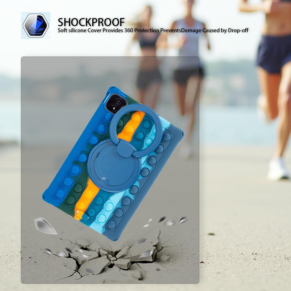 Weiche Ständerhülle für Honor Pad GT Pro Rod2-W6912.3inch Magic Pad 2 Rod2-W09 Drehbarer Blasen-Silikongriff Tablet-Hülle