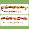 Wooden Greedy Caterpillar Rope Toy, Fruit & Vegetable Caterpillar Lacing Bead String Game, Montessori Fine Motor Skills Farm Toy