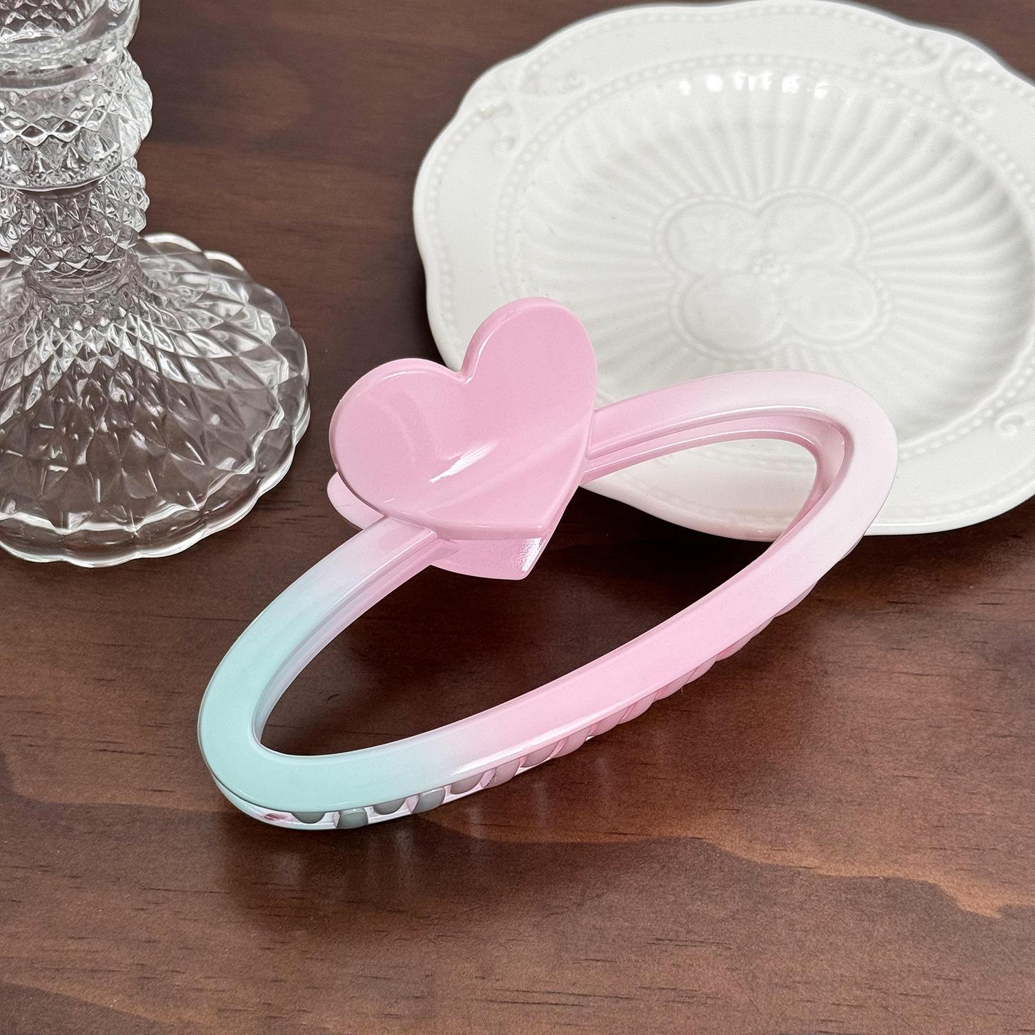 

Fashionable Hair Claw Clips In Stunning Gradient Colors For Elegant Summer Looks Oval Clip