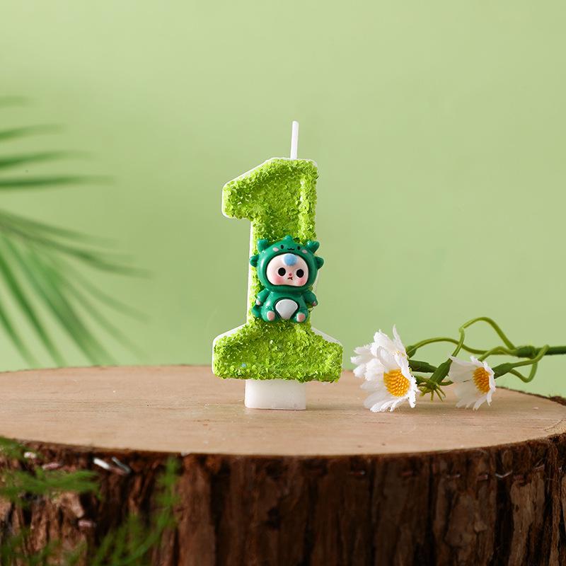 Creative Sequined Number and Letter Cake Decoration