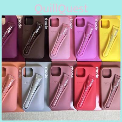 For 11 Iphone Rhode Lip Gloss Silicone 3d Mobile Phone Case Colorful Gift Use